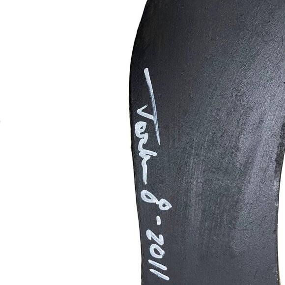 High Heel BootShaped Decorative Wall Mirror With Red Mosaic 18" x 5" Chain Detai - Picture 9 of 12